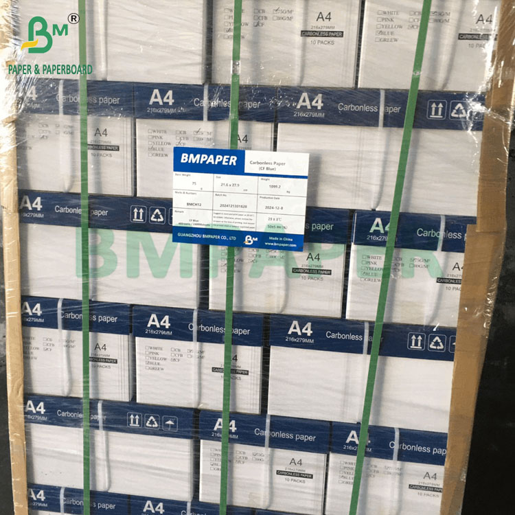 High-grade 20 Pound 21 Pound Blank CB CFB CF Pre Perfed Carbonless Paper 