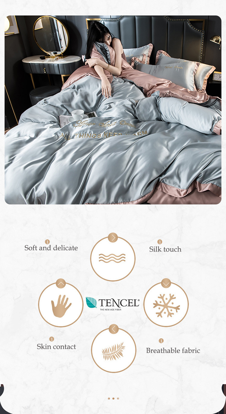 European Style Bedding Set Comforter Sets with 100% Polyester Fiber Polyester Material