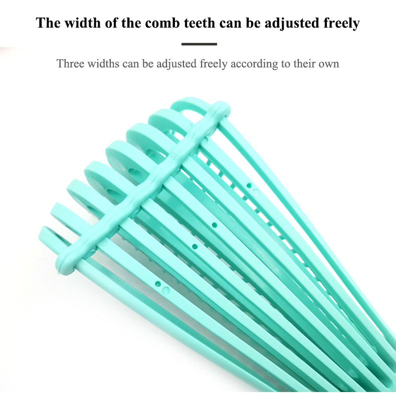 Detangling Hair Brush Curly Bristle Nylon Tooth Adjustable Hair Styling Brush