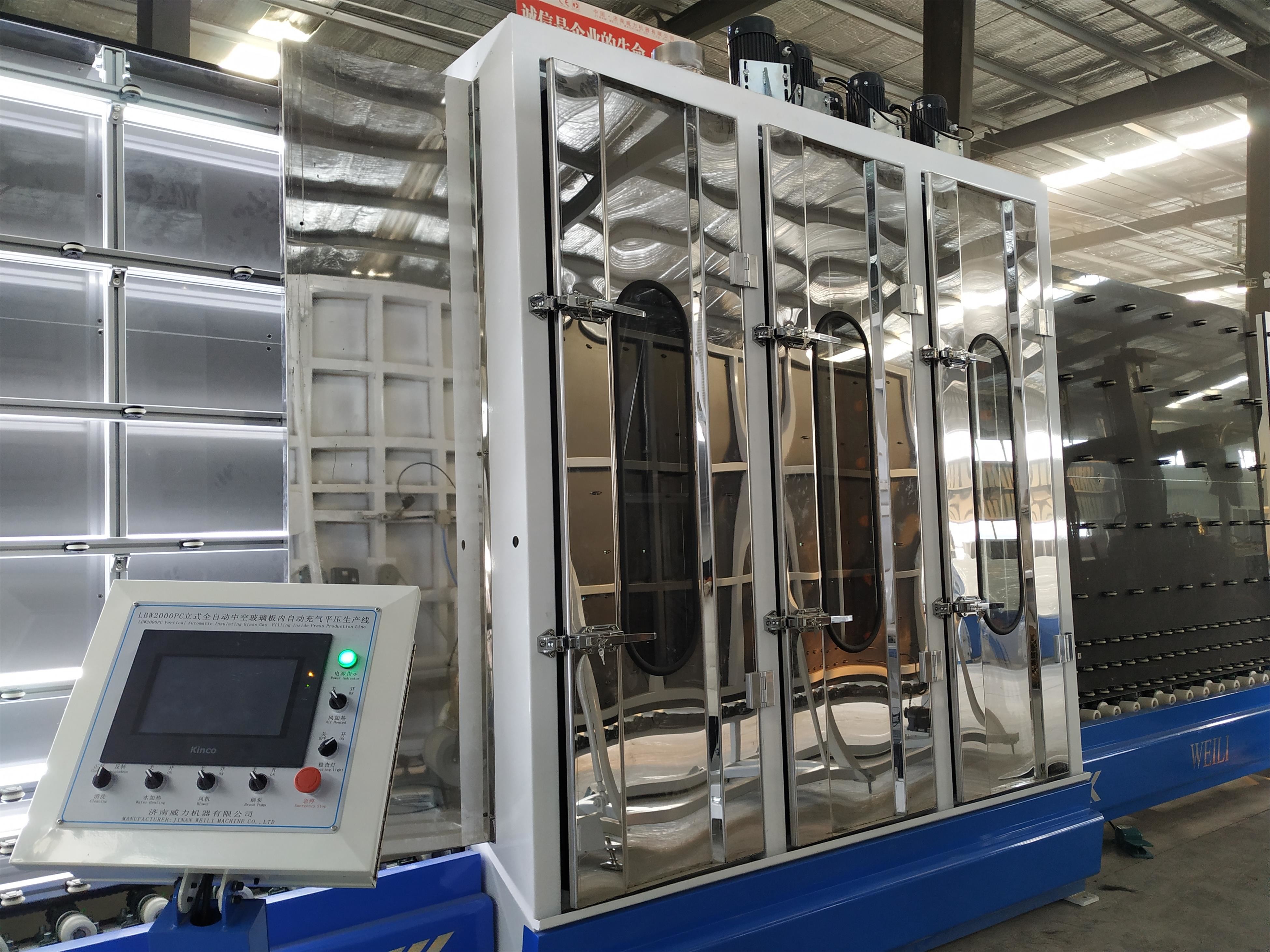 Low Noise Double Glazing Glass Machine Production Line For Insualting Glass Processing