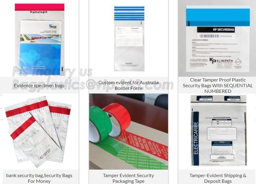 Security plastic bag with adhesive tape for cash, plastic money bag, Security Money Cash Bag For Airport/Bank and police