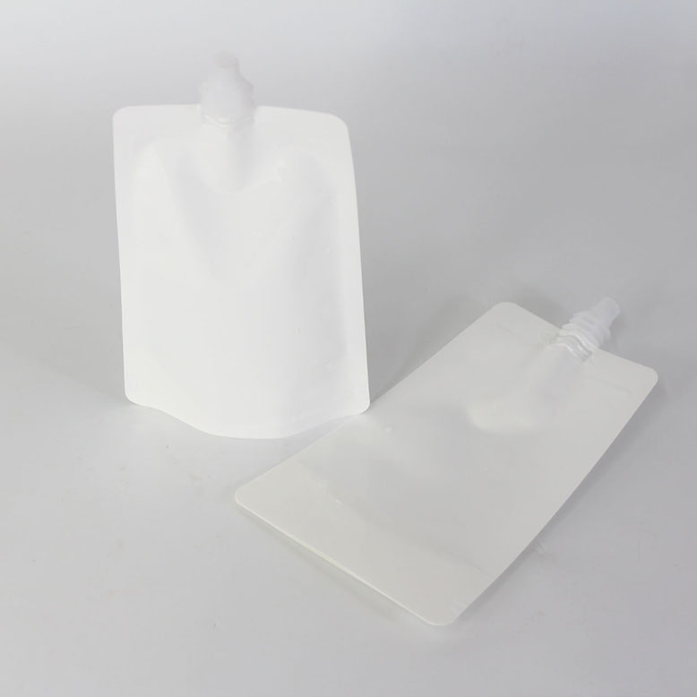 Reusable Fully Transparent Custom Spout Pouch Drink Juice Baby Food Packaging Bag