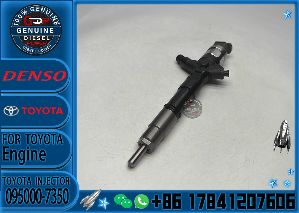 Diesel fuel common rail injector 095000-7350 23670-30210 For TOYOTA LAND CRUISER 1KD-FTV D-4D PRADO J120 EURO 3 3.0D