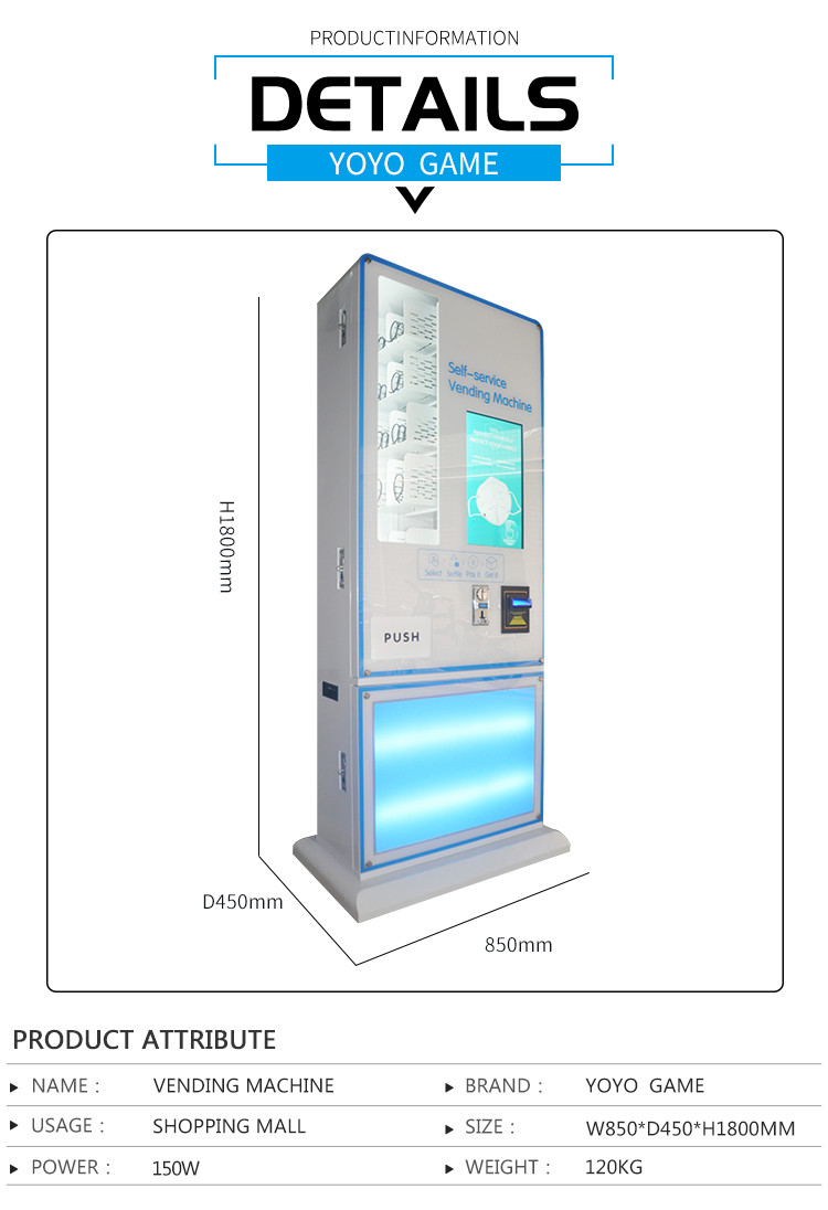 Digital Touch Screen Liquid Detergent Vending Machine for Self Service Washing Room