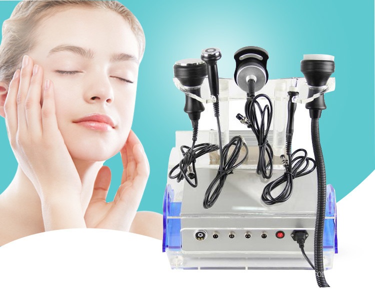 5 In 1 Vacuum Ultrasonic Cavitation Radio Frequency Machine Face Lift Lipo Laser Device