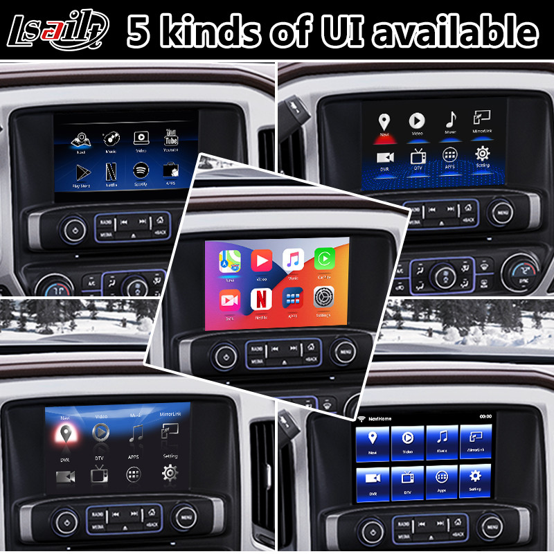 4+64GB Android Carplay Multimedia Interface for Chevrolet Silverado Camaro with Android Auto
