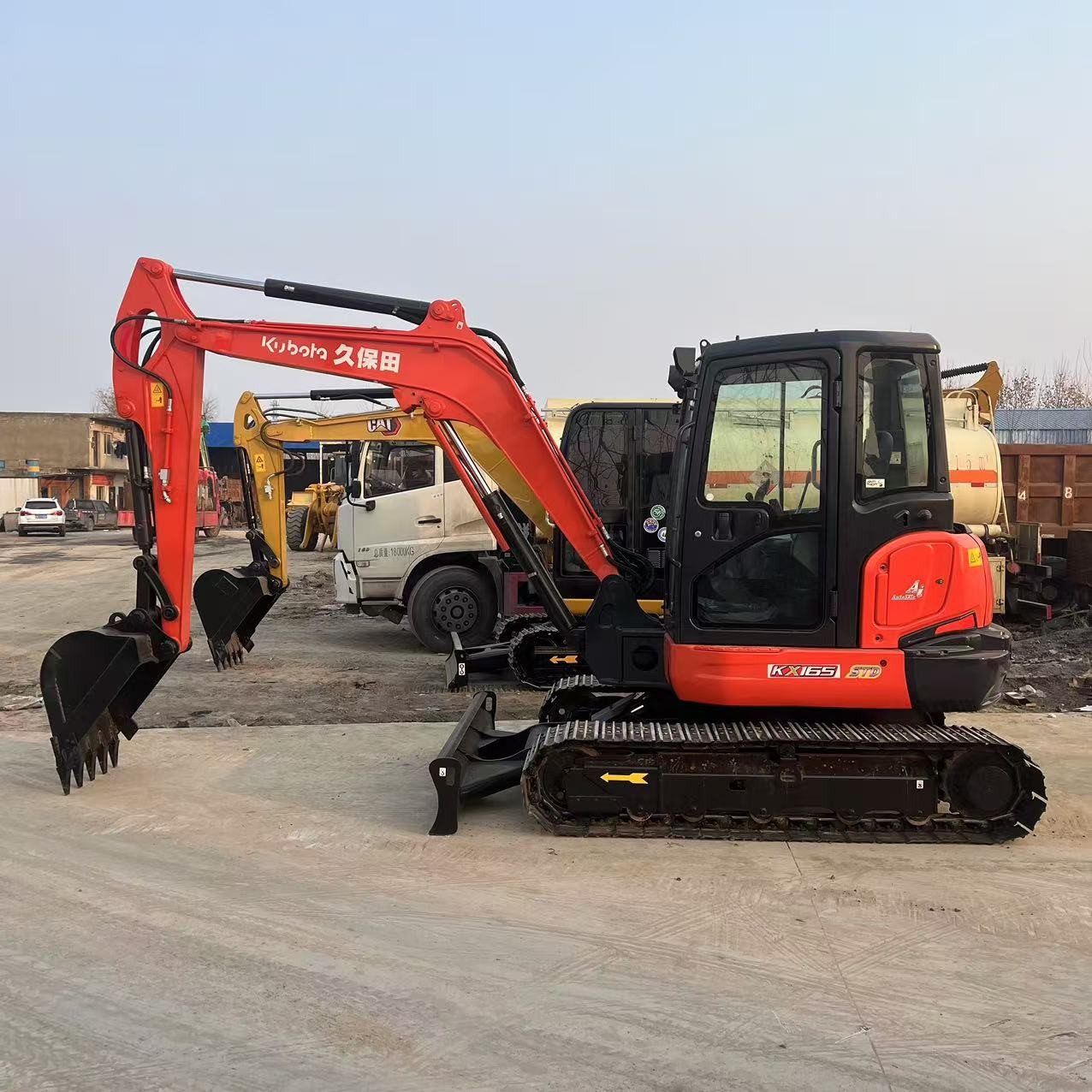 Used Kubota Kx165-5 Engineering Backhoe Secondhand Digging 6 Ton Excavator