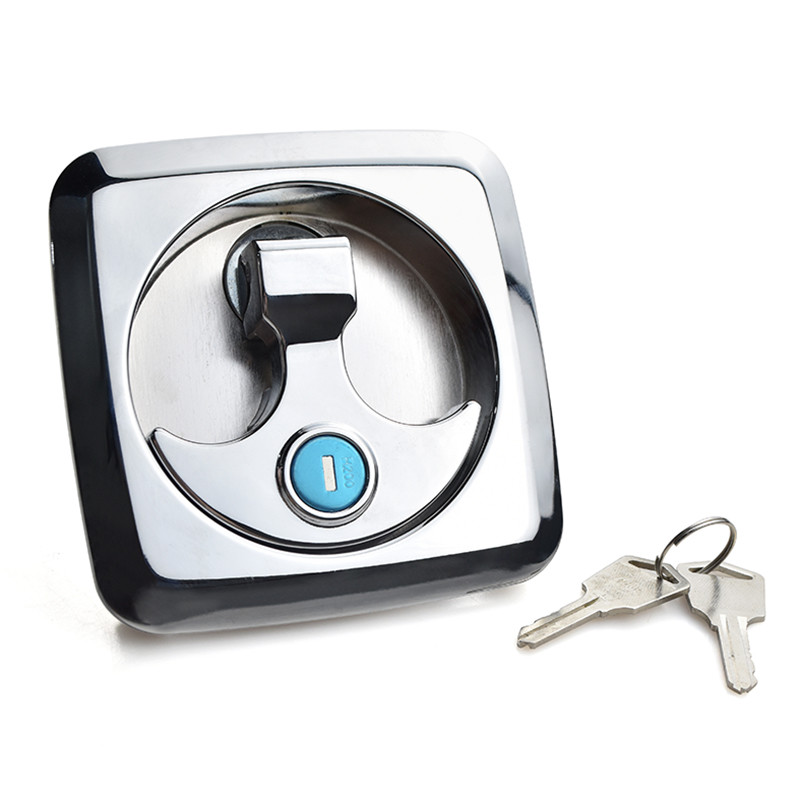 Zinc Alloy T Handle Compression Latch Silver For Taxi Electrical Cabinet