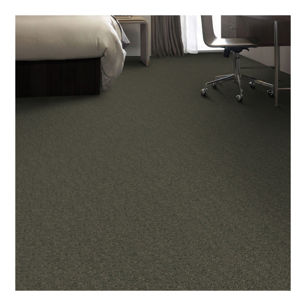Custom Color Plain Carpet 10mm Cut Pile Carpet Residential Broadloom Carpet