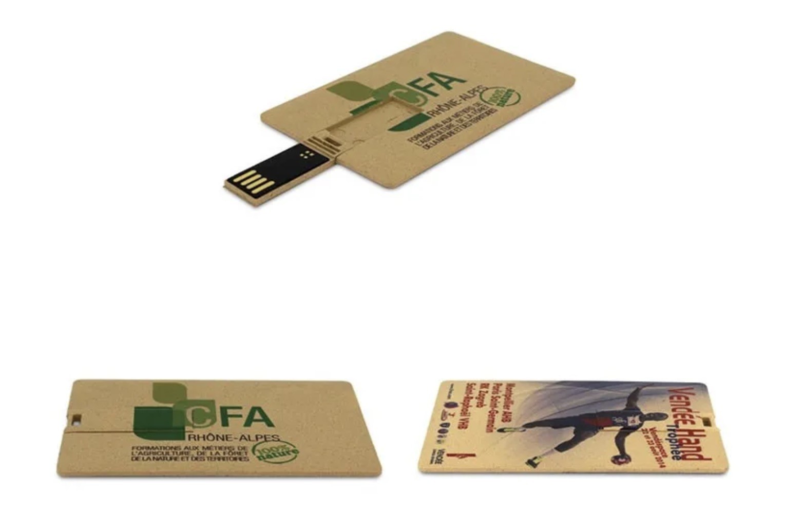 Recycled Biodegradable Credit Card Flash Drive Business Credit Card USB Flash Drive Easy to Carry