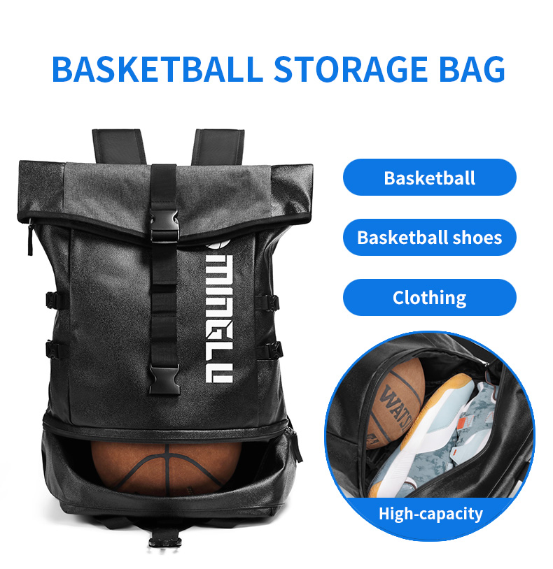 New Custom Logo School Sport Equipment Bag Volleyball Basketball Football Soccer Backpack