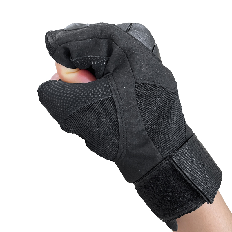 Half Finger Glove Anti-slip for Sport Hand Protection Puncture Resistant PU/Nylon/Fiber
