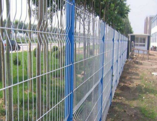 2''× 4'' Rectangle Hole 3D Curved Welded Wire Mesh Fence Weldmesh Fencing Panels