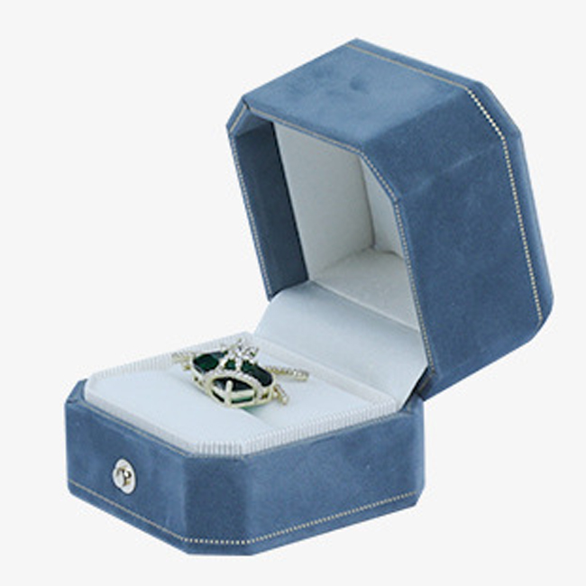 Custom Leather Jewelry Packaging Box For Necklace Earrings Rings Bracelets