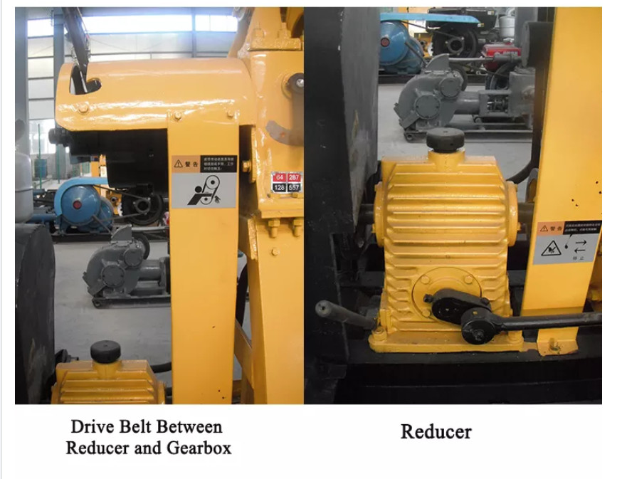 Mobile GK200 Diesel Exploratory Drilling Crawler Mounted Drill Rig