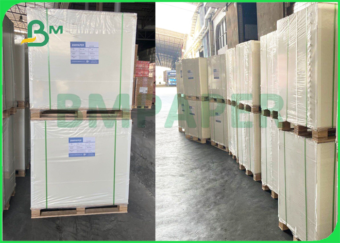 350gsm C1S White Folding Box Board For Book Cover 40'' Good Folding Resistant