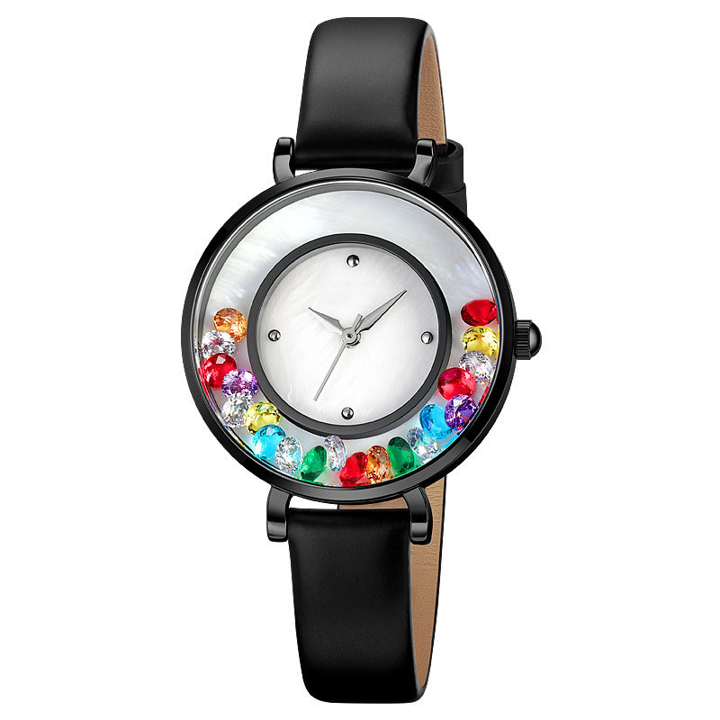 Fashion And Elegant Gem Watch Alloy Quartz Watch For Women