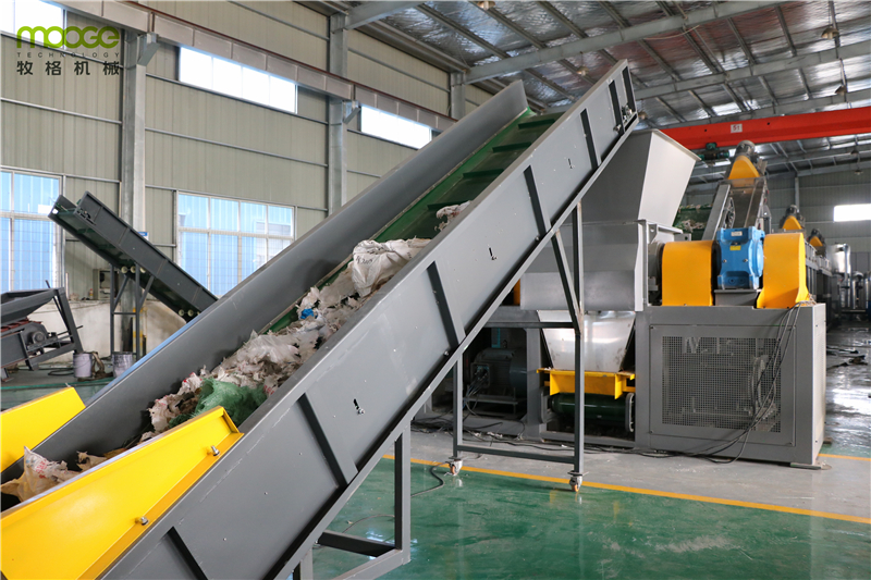 Prewasher Plastic Film Recycling Machine 3000kg/H Agricultural LDPE Washing Line