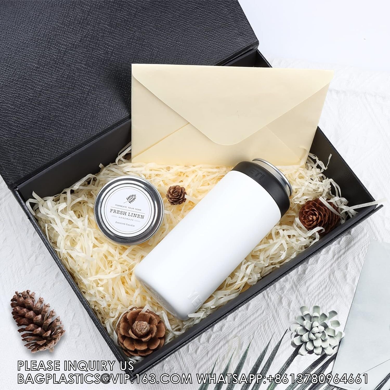 Gift Box With Lid Black Magnetic Close Decorative Boxes Christmas Thanksgiving Birthday Wedding Bridesmaid Gift