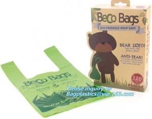 Buy cheap Plant-Based Dog Waste Bag | Home Compostable | Dispenser Refill Rolls | Unscented Leak Proof Poo Bags Eco Friendly bio product