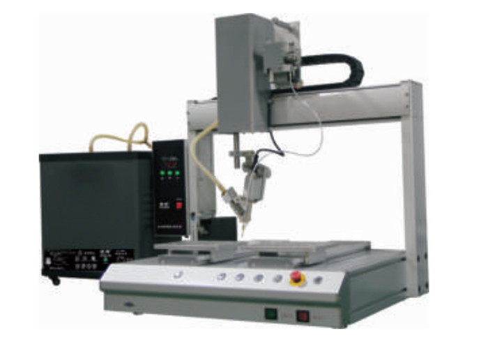 Double Y 5-600mm/sec Automated Soldering Machine With Smoke Filter System