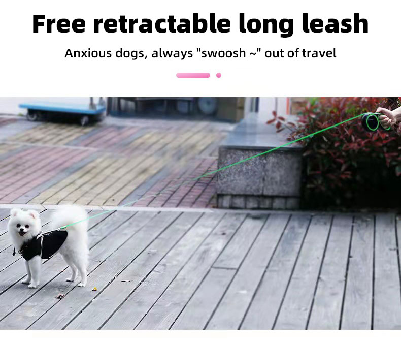 Traction Rope Simple Style Dogs Adjustable pet Leashes multi-color wlking
