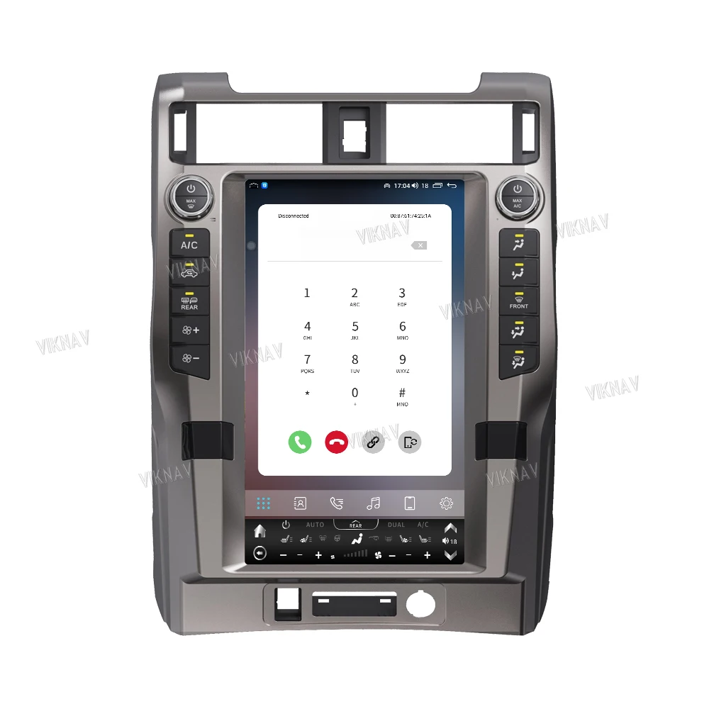 Auto Stereo Car Radio For Toyota 4Runner 2010-2023 Android Auto Carplay GPS Navigation Display Screen Multimedia player