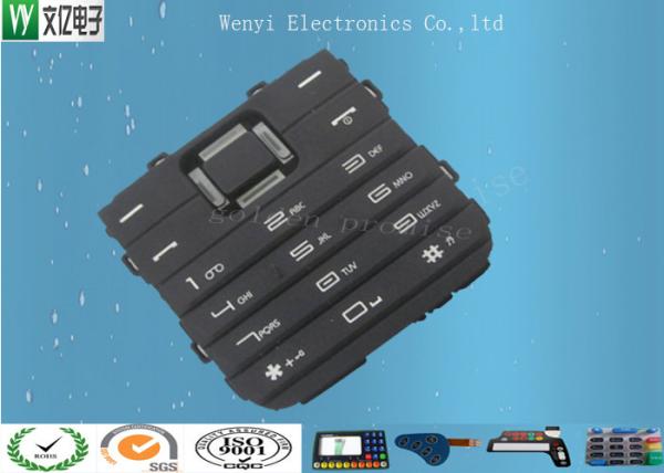 Conductive Plastic Silicone Rubber Keypad Professional Membrane Switch Pad Wear