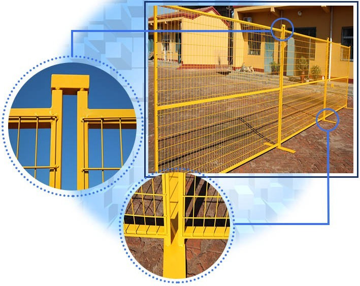 H4ft Movable Garden Fence , L12ft 9 Gauge Wire Fencing