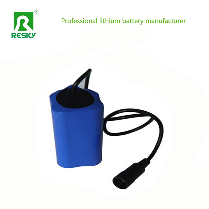 Rechargeable Lithium Battery Power Pack 18650 7.4V 4400mAh For Warm Carpet