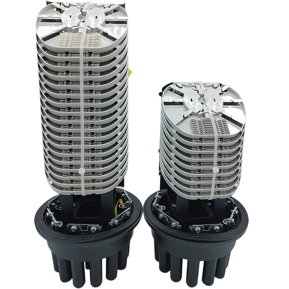 Outdoor Aerial 288 core Fiber Optic Joint Enclosure 6in 6out Dome Splice Closure