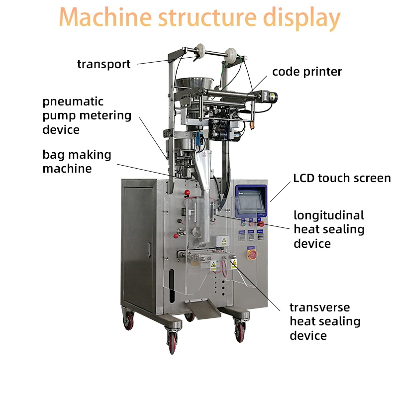 Automatic Tomato Paste Liquid Sachet Filling Packaging Machine Bag Stick Sauce Packing Machine