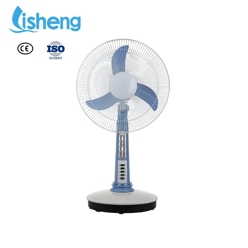 18" Battery Operated 12v 18 Inch Rechargeable Dc Fan Emergency Light Fan 12 Digital 15 Pedestal Air Cooling Fan 3 or 5 Ce ROHS