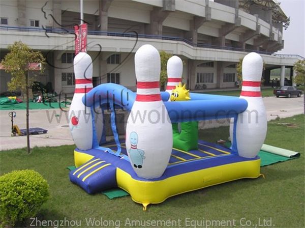 funny good quality Bowling inflatable bouncer