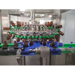 SS304 Syrup Filling Machine 380V Bottle Filling Capping Machine