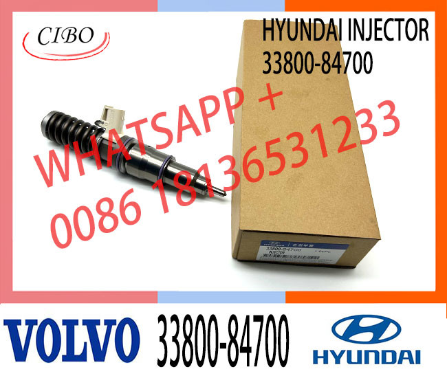Common Rail Injector 33800-84700 61928748 Auto Parts Fuel Injector For Hyundai Diesel Injector Nozzle 33800-84700