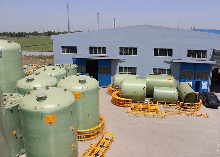Horizontal 4250mm Chemicals Industrial Mixer Tank 8m3 Frp Storage Container