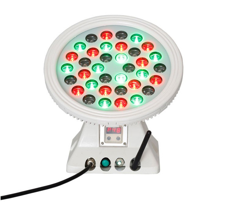 72w power led round wallwasher rgbw wall wash flood light