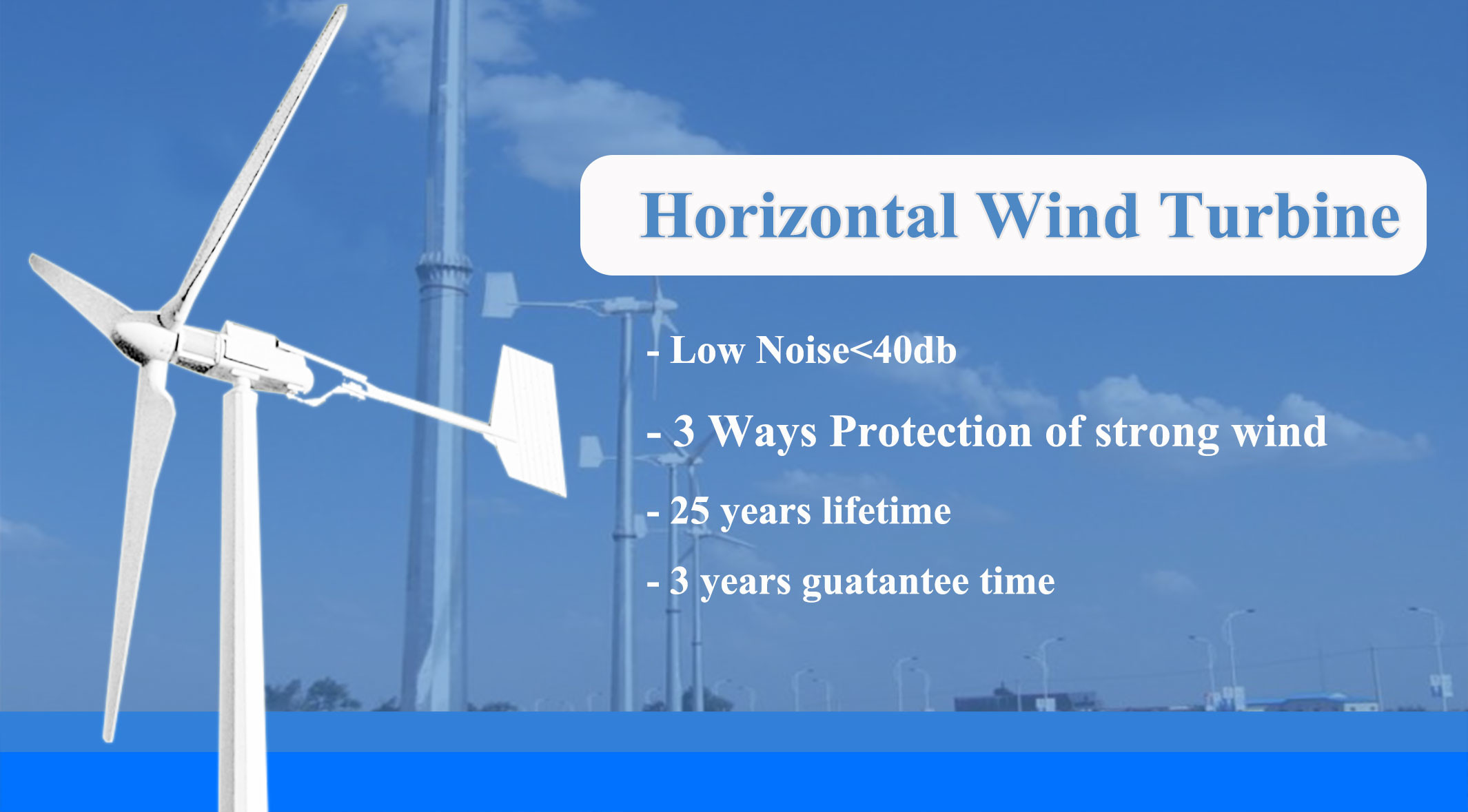 10KW Complete Wind Turbine Generator For Home