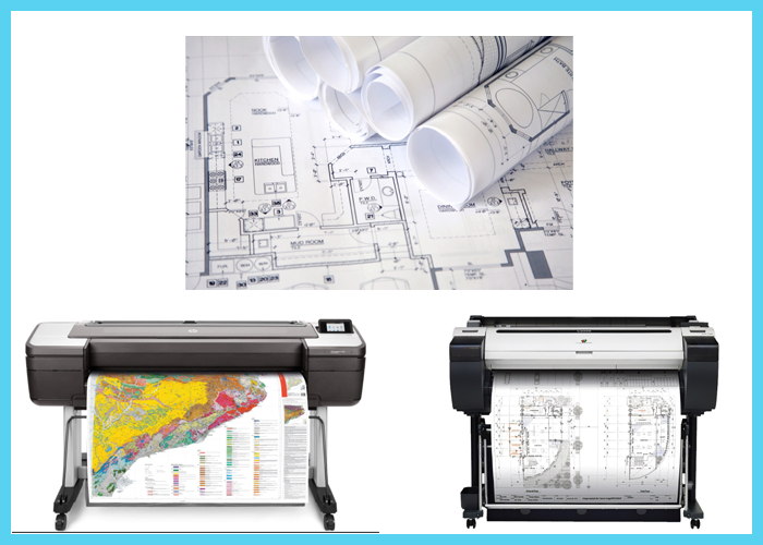 80g White CAD Plotter Paper Inkjer Print Virgin Pulp Waterproof 310 * 150m