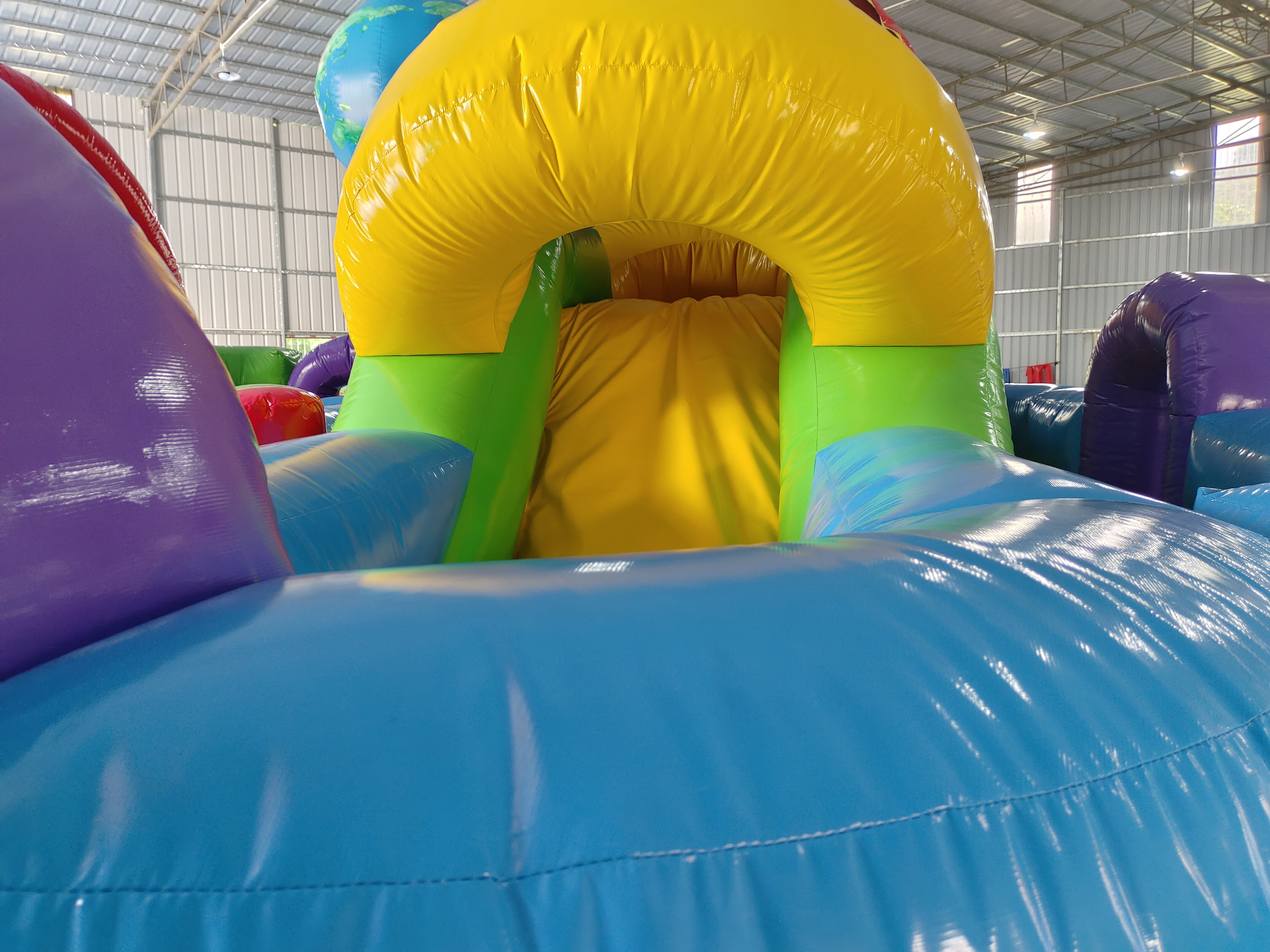 Manufacturer Inflatable Fun City Colorful Inflatable Playground Funny Inflatable Castle