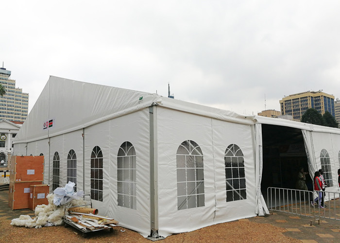 Temporary Clear Span 15x35m Outdoor Event Tents With Side Flaps