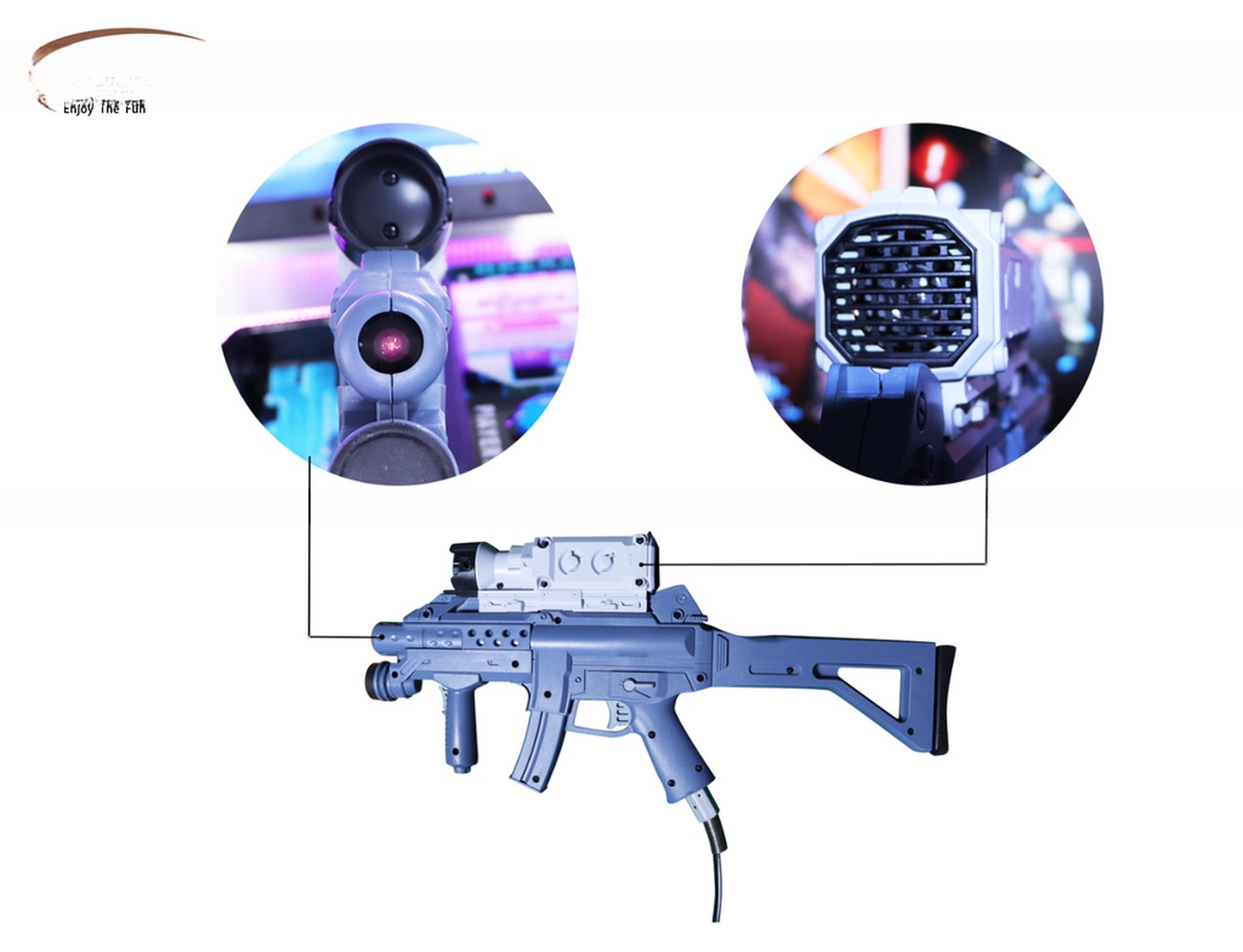 OEM ODM 42LCD Double Player Arcade Machine Gun Games For Fun Center