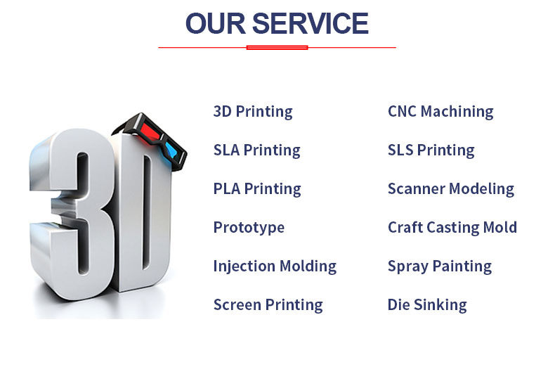 Prototype Resin 3D Printing Service Electroplating Service STL STP Drawing