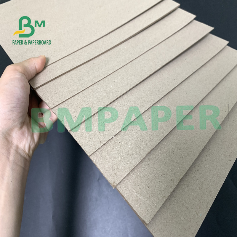 0.45mm - 3.0mm Both Sides Grey Back Recycled Pulp Straw Board For Shoes Box