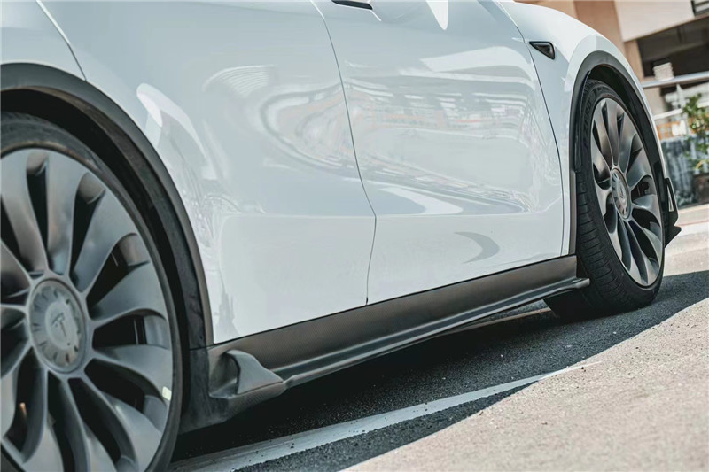 Auto Parts for Tesla MODEL Y Carbon Fiber Body Kit MODEL Y Upgraded MIW-style Carbon Fiber Front Shovel Diffuser Spoilerbody Kit