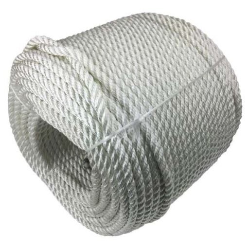 High Tensile 3 Strand Twisted 4mm-56mm Nylon Ship Mooring Rope Polyamide Sailing Yacht Rope