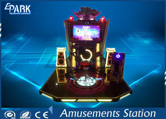 Jazz Drum Electronic Coin Operated Game Machines Four Difficulty Levels Option