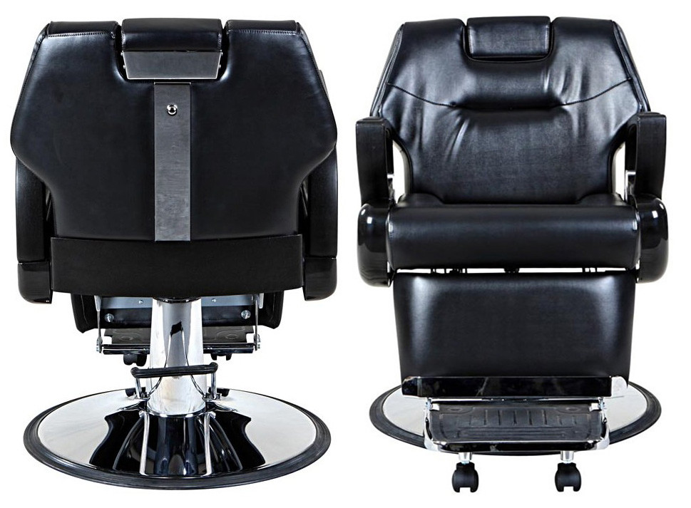 Custom All Purpose Salon Barber Chair 38" Height For Man , Pu Leather Materials