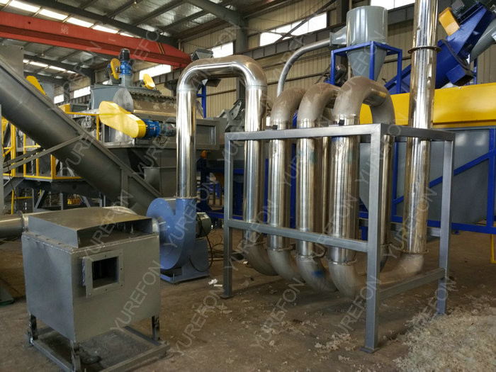 Soft PP PE Plastic Crushing Washing Recycling Machine Line With Friction Washer